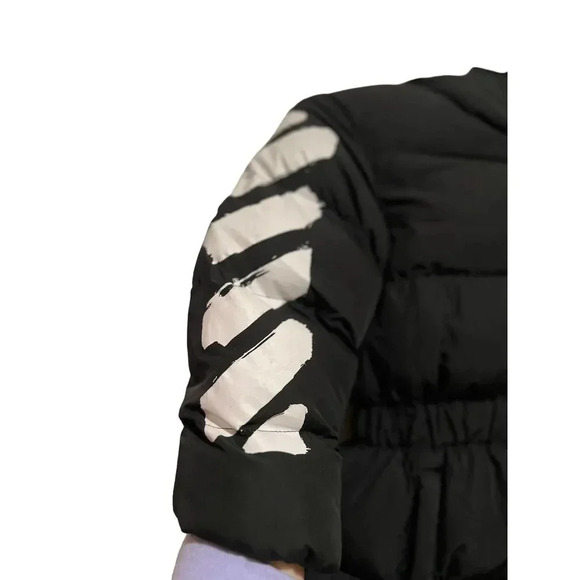 Off-White Kids Diag zip-up puffer jacket - Picture 11 of 16